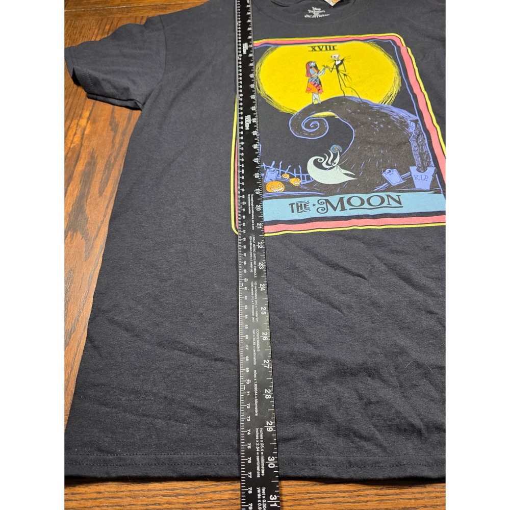 Spencers Nightmare Before Christmas Tarot Card The Moon T-Shirt Jack Sally L - Picture 4 of 5
